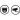 cctv camera icon black on white