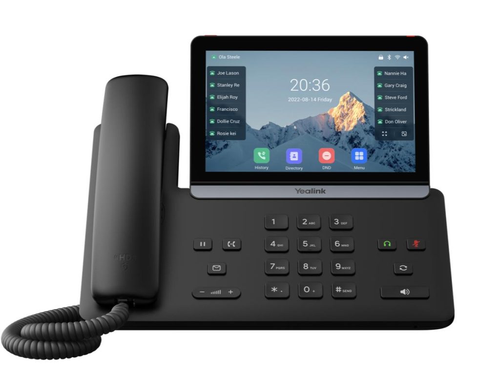 تلفن تحت شبکه یالینک Yealink T87W